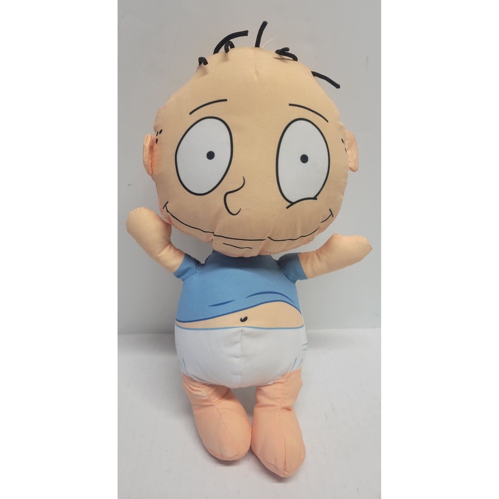 Nickelodeon Rugrats Tommy Pickles 11" Plush Stuffed Toy 2018 Nick 90s Blue Shirt